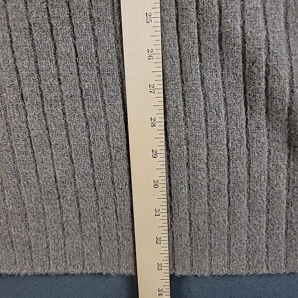 Abercrombie‎ & Fitch Womens Ribbed Knit Turtleneck Sweater Pullover Taupe Sz SP - Picture 6 of 9